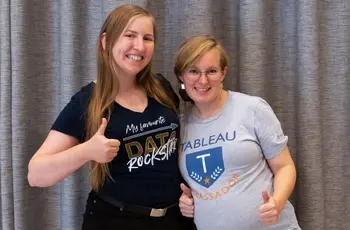 Heidi Kalbe und Julia Büchting